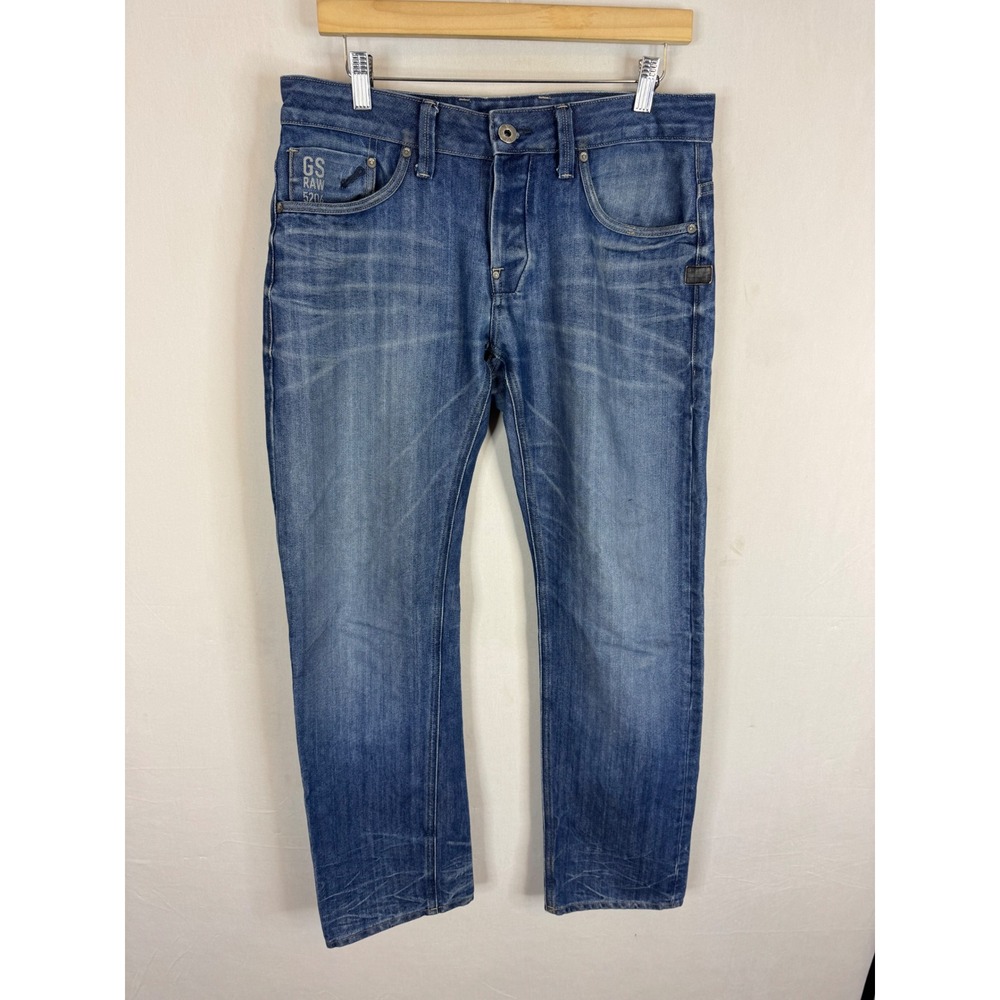 G-Star Raw Attacc‎ Slim Straight Jeans Medium Wash Blue 31x32 81645D.6421.071